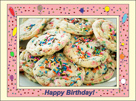 Gal Birthday Funfetti Sugar Cookies